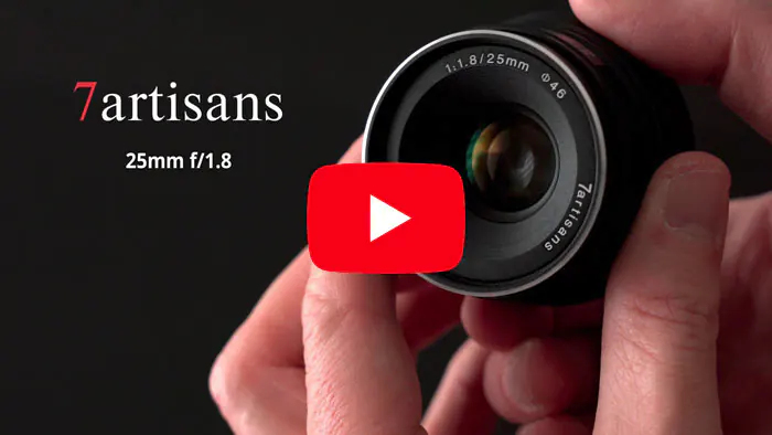 Video recensione del 7Artisans 25mm per Sony E