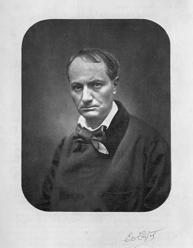 Ritratto di Charles Baudelaire eseguito da Étienne Carjat
