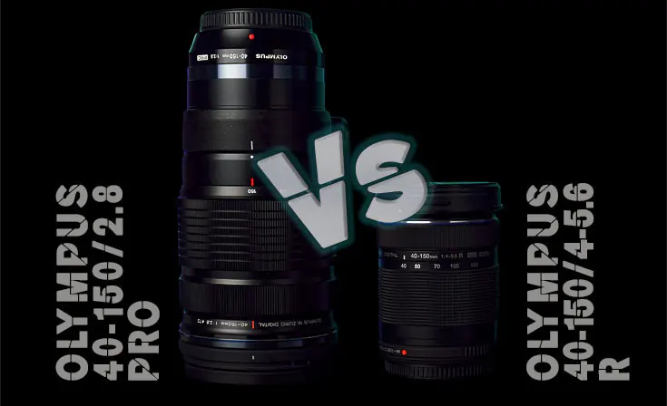 Olympus 40-150 mm PRO vs Olympus 40-150mm R