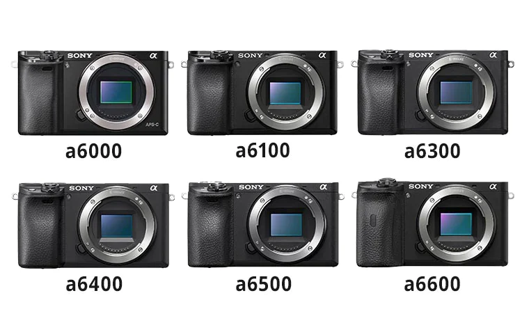 Sony a6000, a6100, a6300, a6400, a6500, a6600: differenze principali