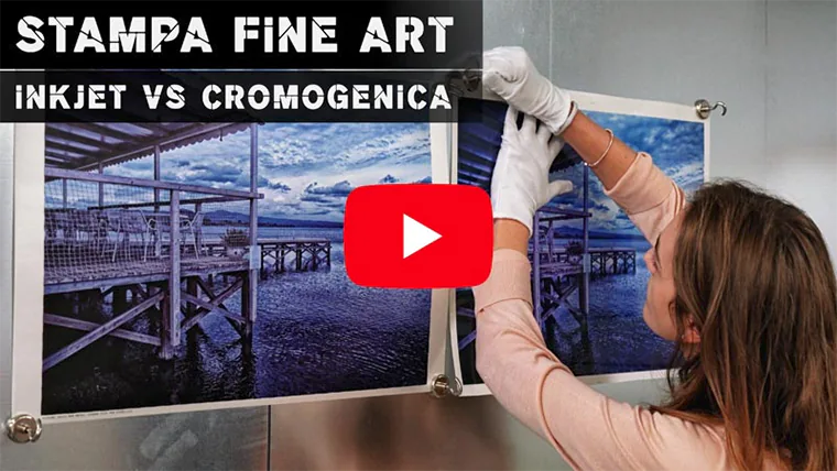 VIDEO: Stampa Fine Art su carte metalliche: Inkjet vs. C-Print Lambda