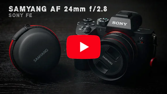 Samyang 24 mm f/2.8 AF FE per Sony full-frame - video recensione