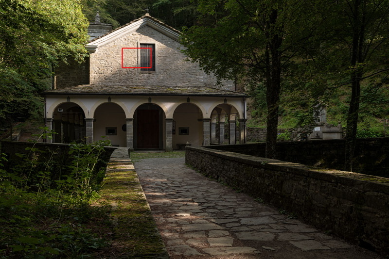 Scatto a 100, f/13: RAW come viene aperto di default da Adobe Camera Raw