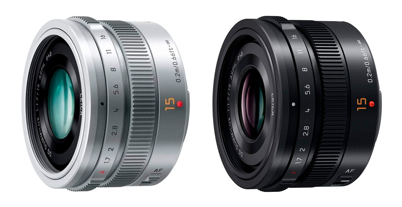 Leica 15 mm: versione argento e nero