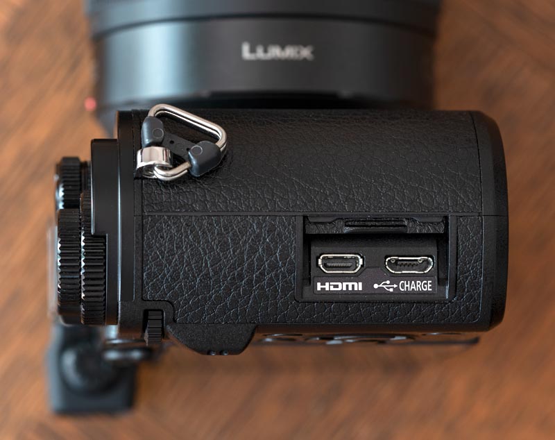 Lumix GX9 - porte hdmi e usb