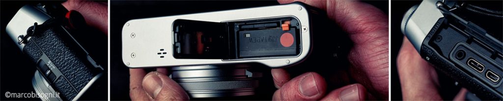 fujifilm x100v connettori