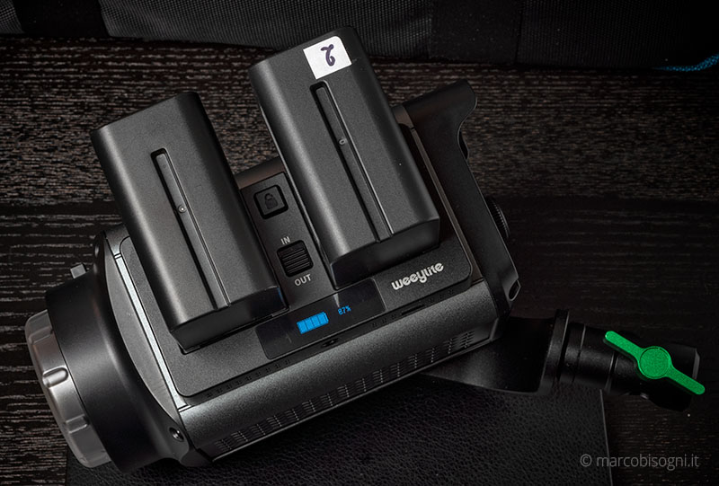 Weeylite WB2 in modalità OUT