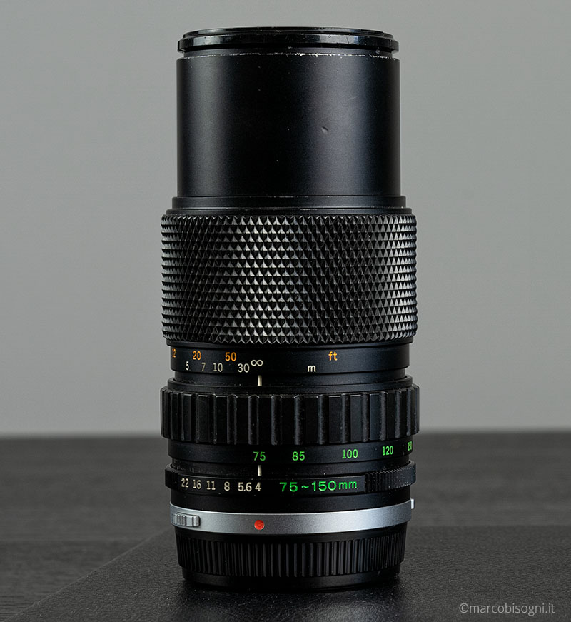 Zuiko 75-150 mm f/4 per Olympus OM