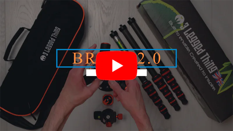 VIDEO: Treppiedi in fibra di carbonio 3 Legged Thing BRIAN 2.0