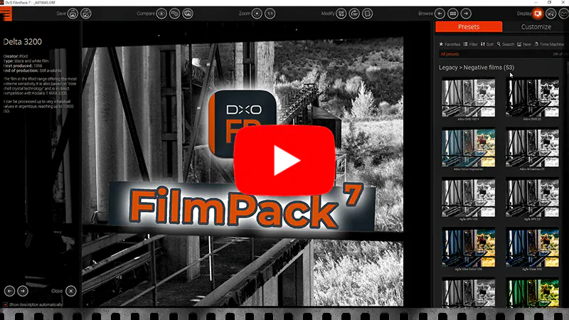 VIDEO: DxO FilmPack 7 - Panoramica e novità (con dimostrazionepratica)