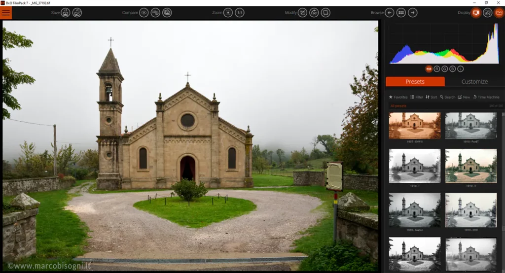 Interfaccia utente FilmPack 7