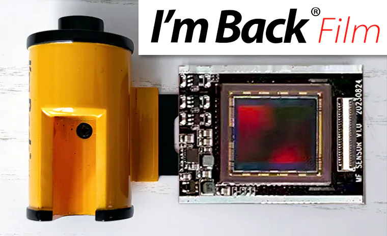 I’m Back Film: sensore Sony da 20Mpx per fotocamere a pellicola