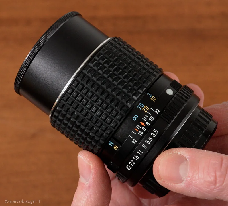 SMC Pentax-M 135mm f/3.5 - Paraluce esteso