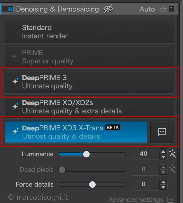 PhotoLab 8.5: Deep Prime 3/XD3