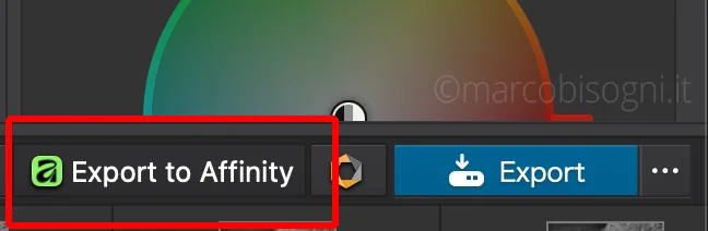 PhotoLab 10.1 - Export to Affinity