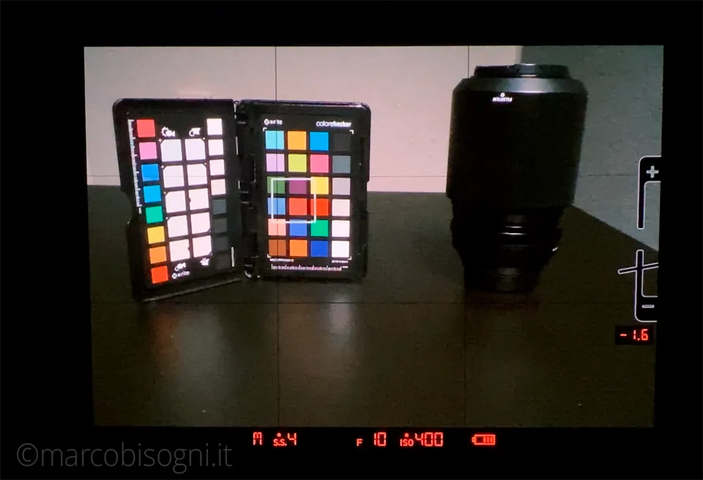 EVF in modalità classica